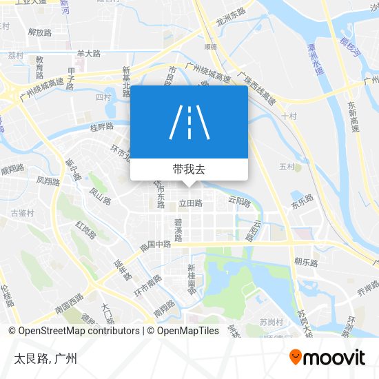 太艮路地图