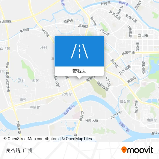 良杏路地图