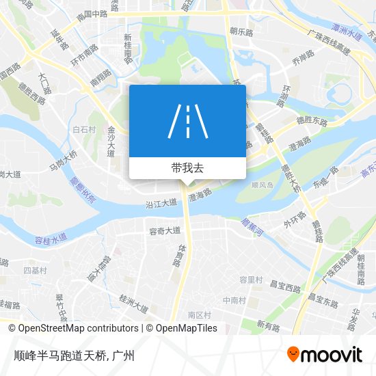 顺峰半马跑道天桥地图