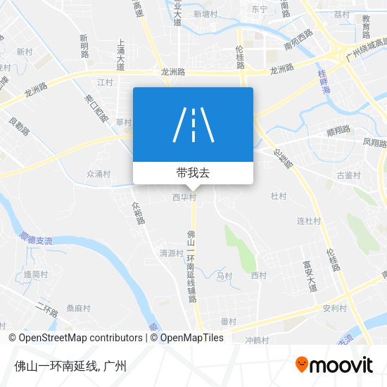 佛山一环南延线地图