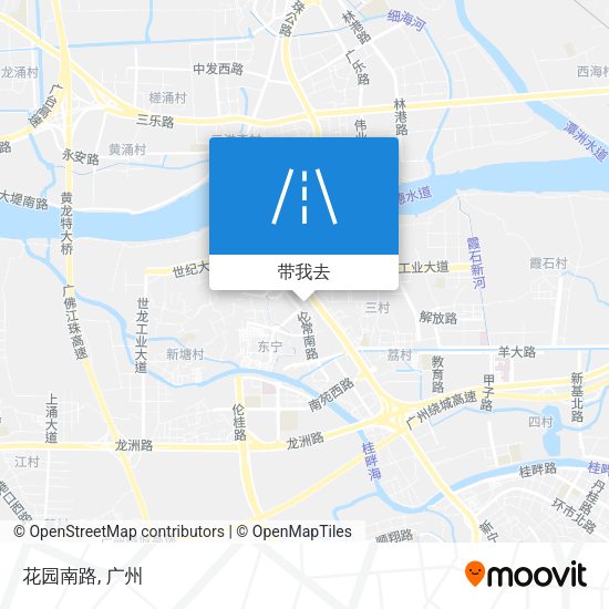 花园南路地图