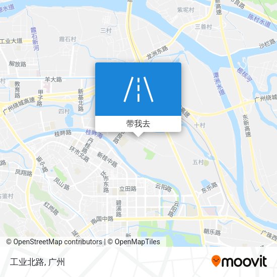 工业北路地图