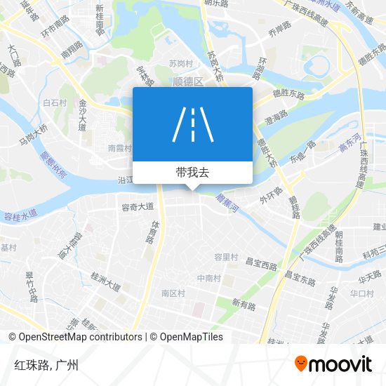 红珠路地图