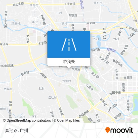 凤翔路地图