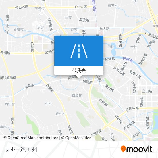 荣业一路地图