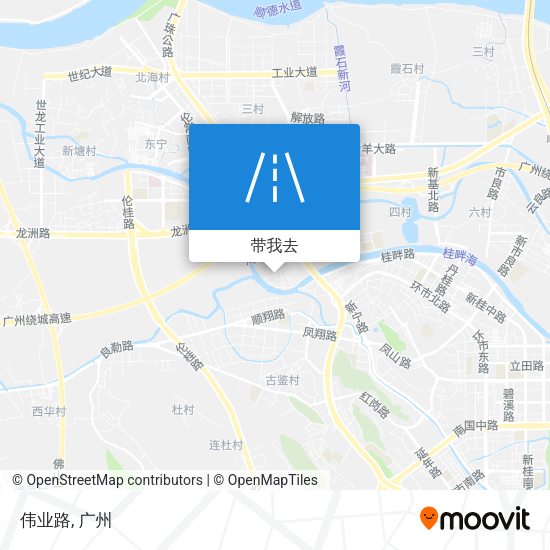 伟业路地图
