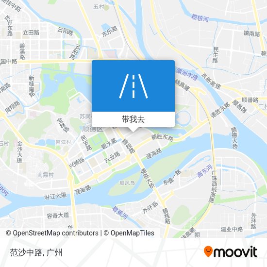 范沙中路地图