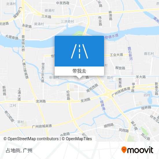 占地街地图