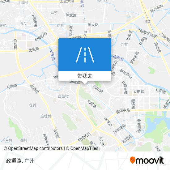 政通路地图