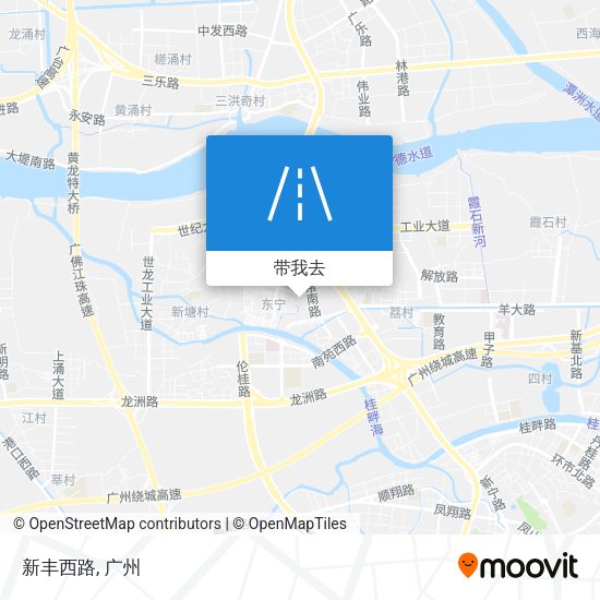 新丰西路地图