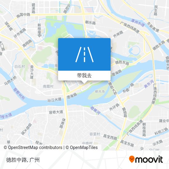 德胜中路地图