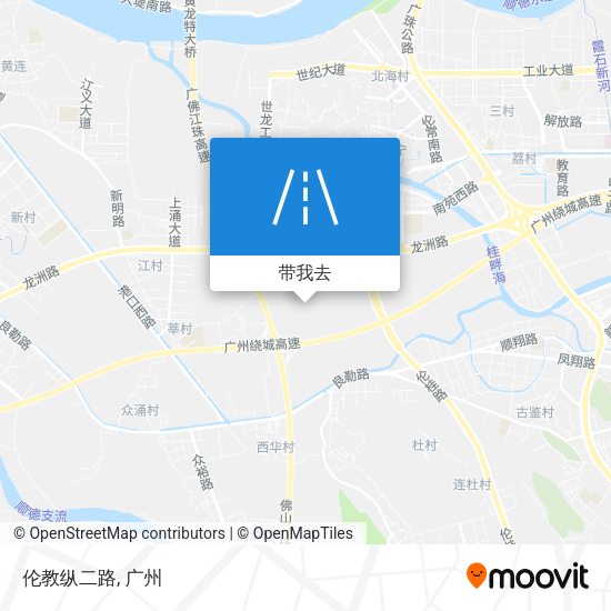 伦教纵二路地图