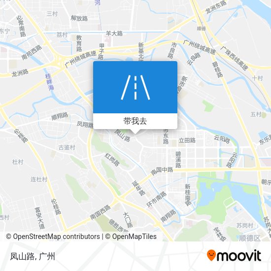 凤山路地图
