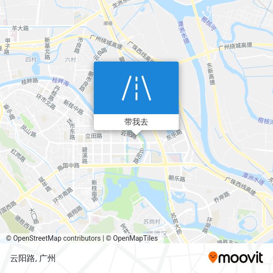 云阳路地图