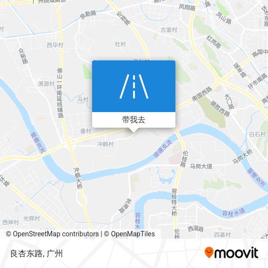 良杏东路地图