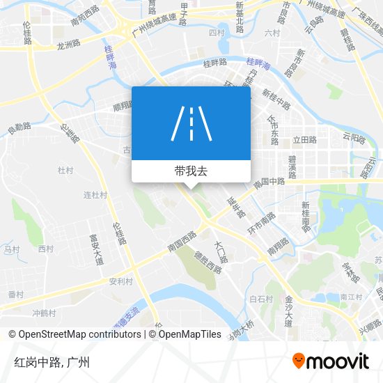 红岗中路地图