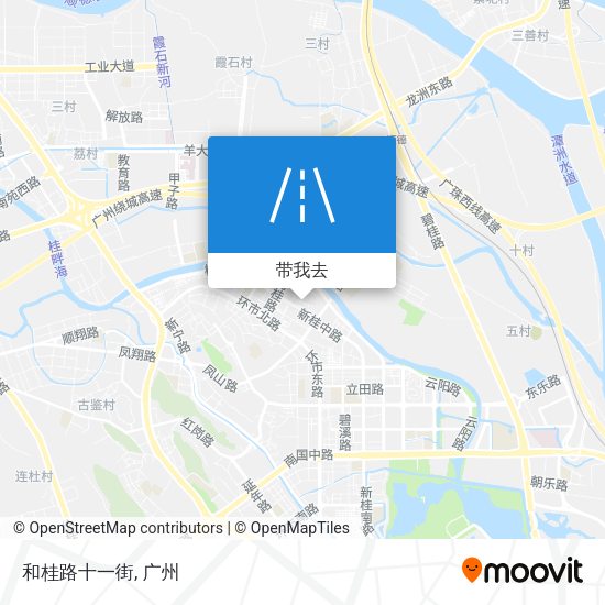 和桂路十一街地图