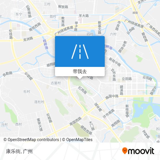 康乐街地图