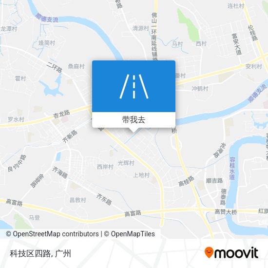 科技区四路地图