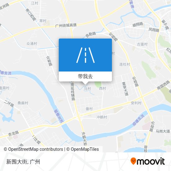 新围大街地图