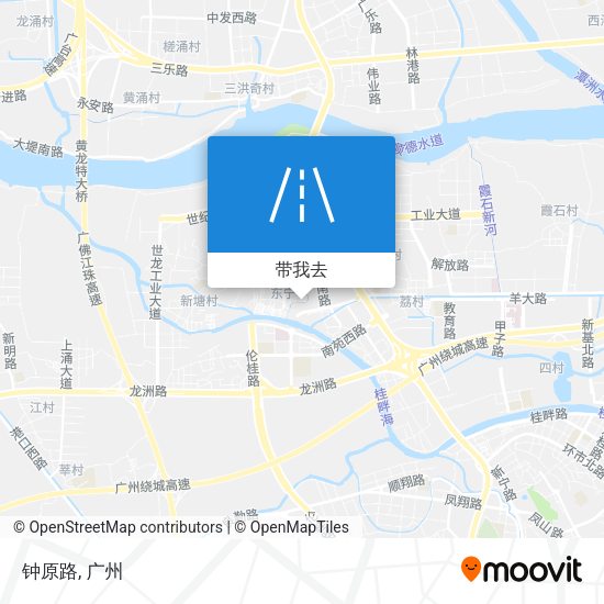 钟原路地图