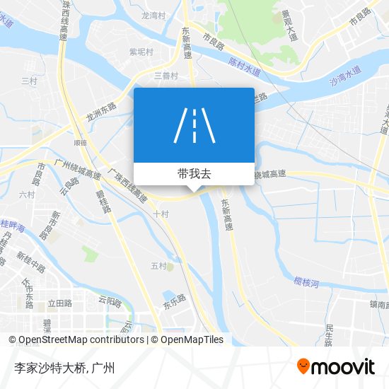 李家沙特大桥地图