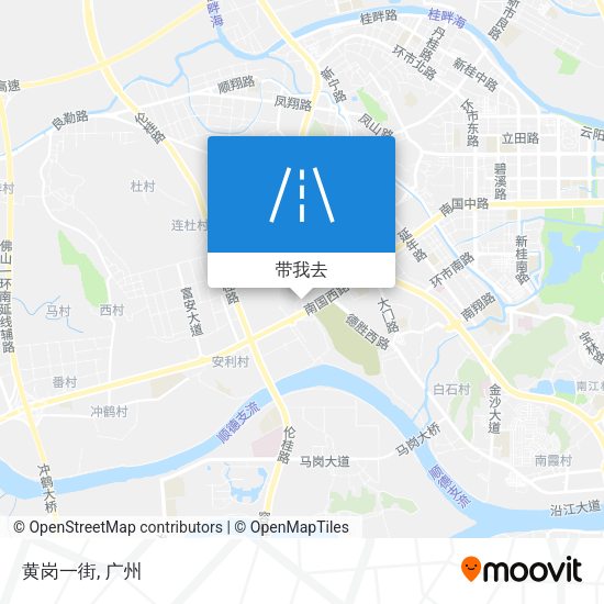 黄岗一街地图