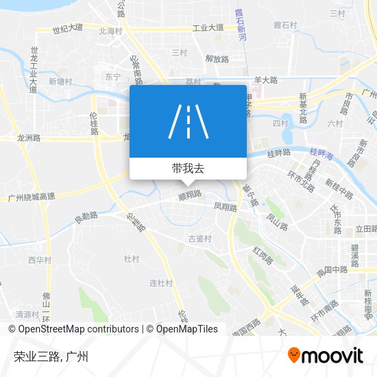 荣业三路地图