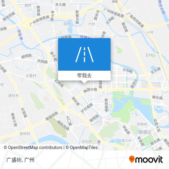 广盛街地图