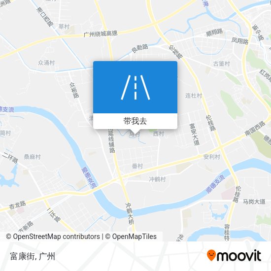 富康街地图