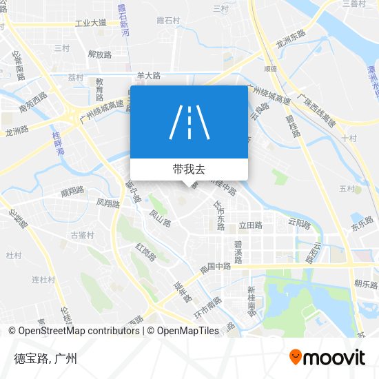 德宝路地图