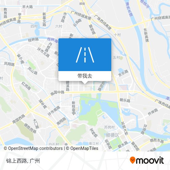 锦上西路地图