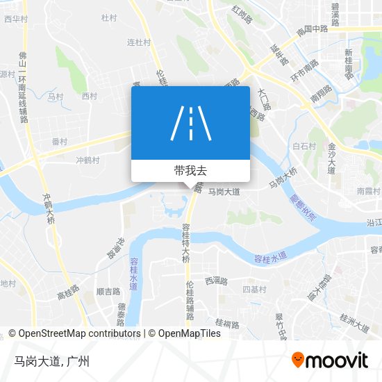 马岗大道地图