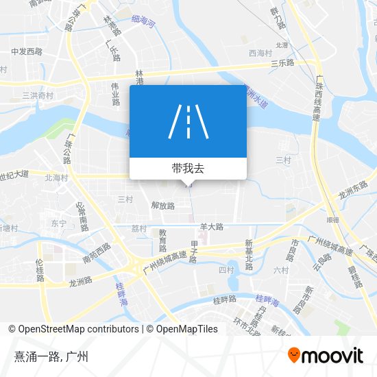 熹涌一路地图