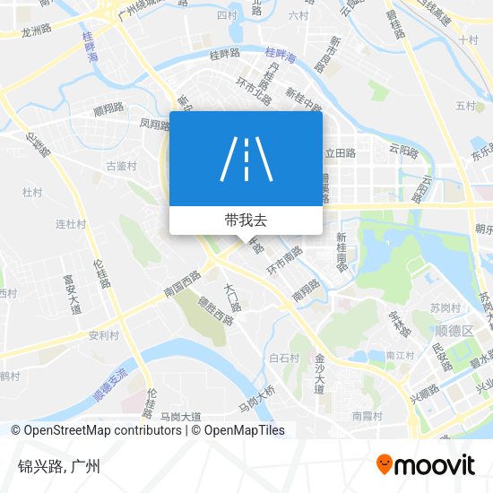 锦兴路地图