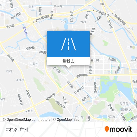 果栏路地图