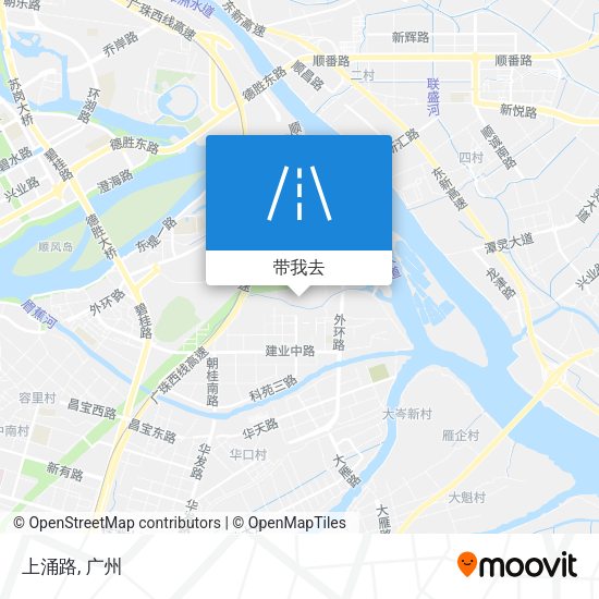 上涌路地图