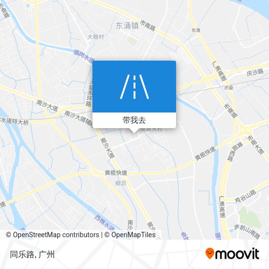 同乐路地图