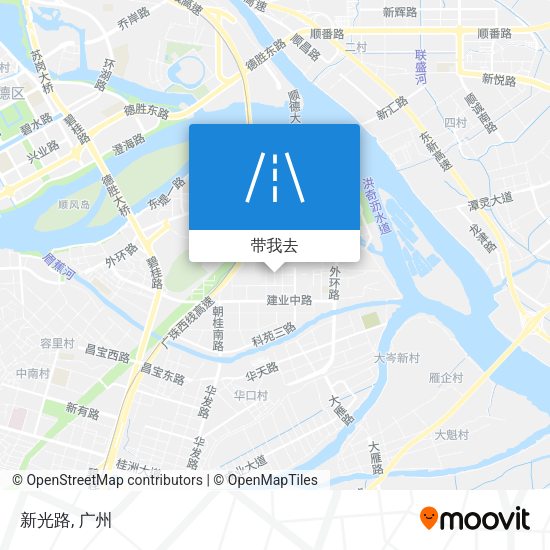 新光路地图