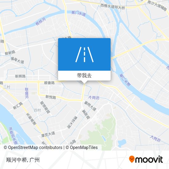 顺河中桥地图