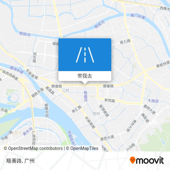 顺番路地图