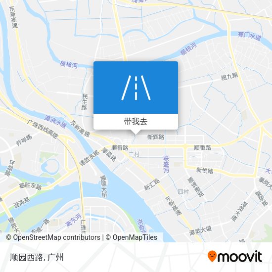 顺园西路地图