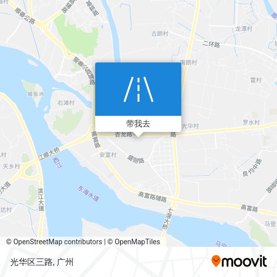 光华区三路地图