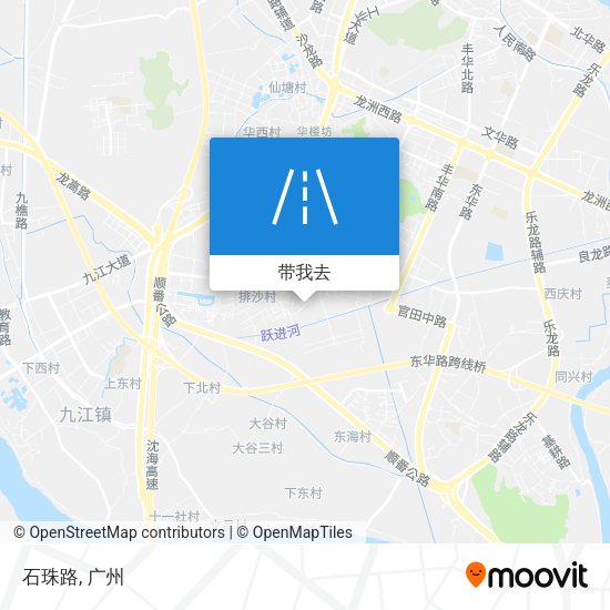 石珠路地图