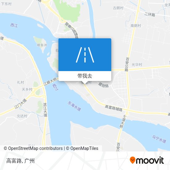高富路地图