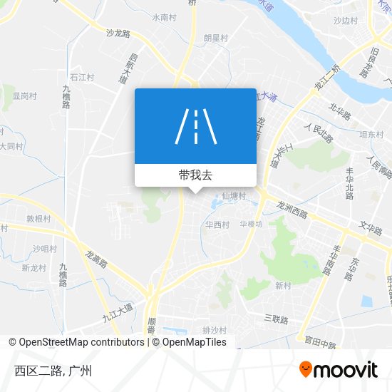 西区二路地图