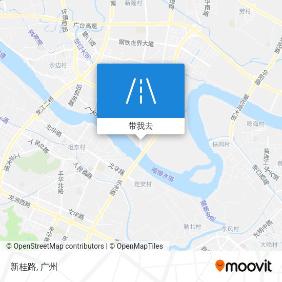 新桂路地图