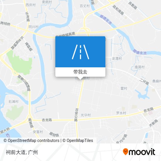 祠前大道地图