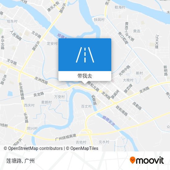 莲塘路地图