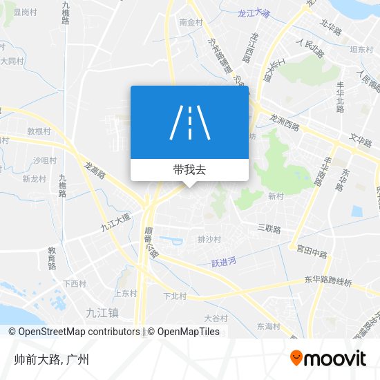 帅前大路地图